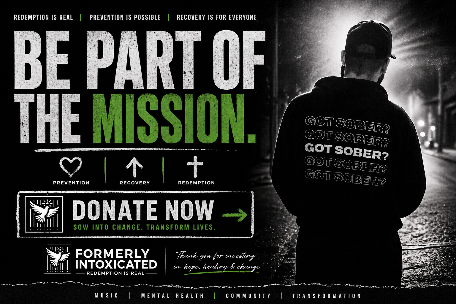 Be part of the mission