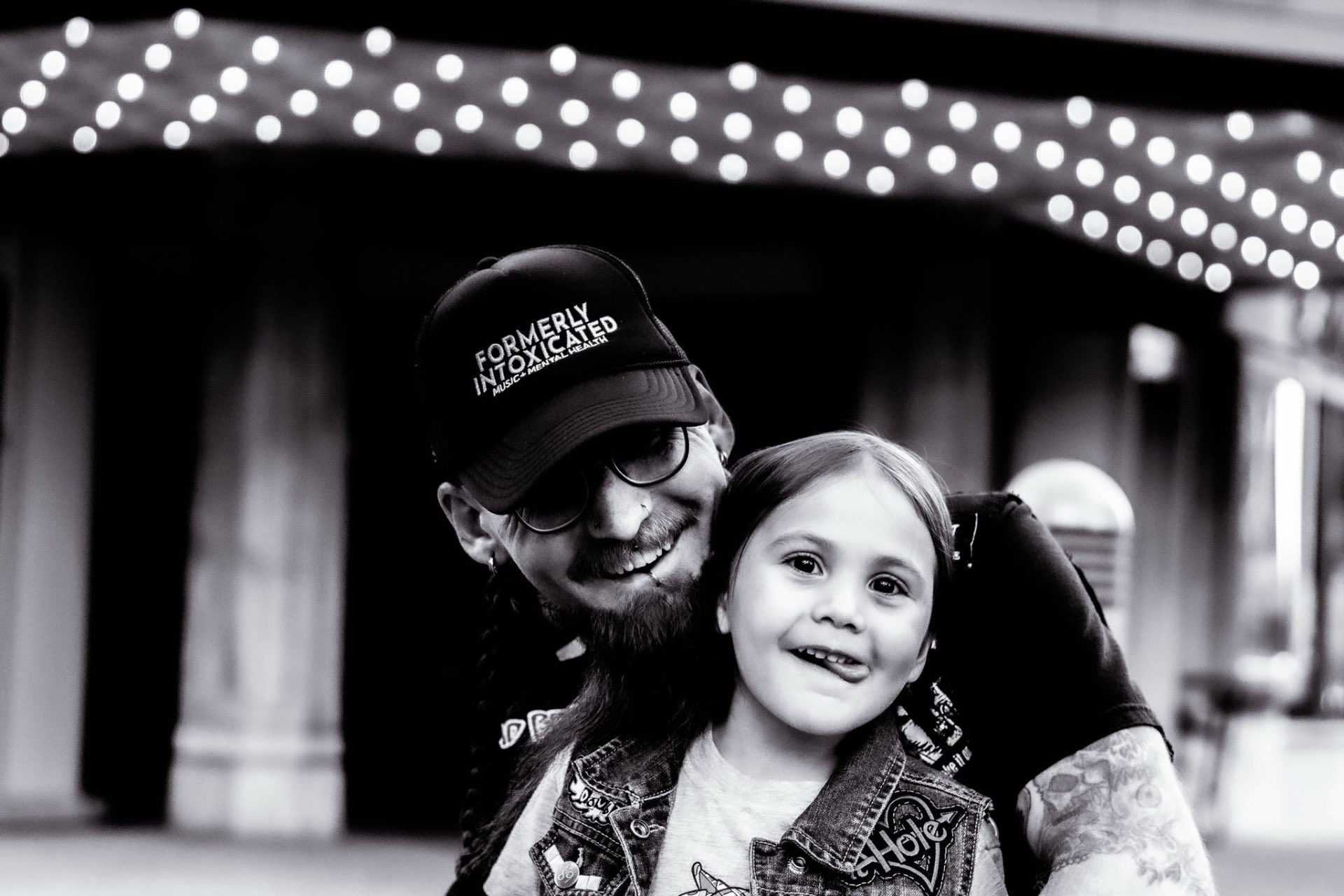 Father and daughter at the Orpheum, Phoenix walk